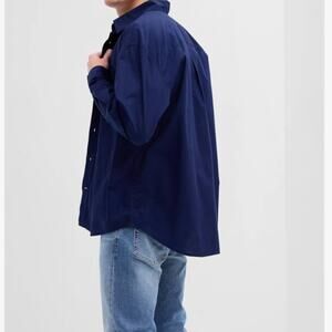 Gap Mens Stretch Poplin Big Button-Down Shirt Size XXL